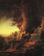 REMBRANDT Harmenszoon van Rijn The Risen Christ Appearing to Mary Magdalen, Spain oil painting artist